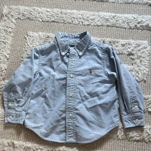 Ralph Lauren Kids Light Blue Button-Down Shirt